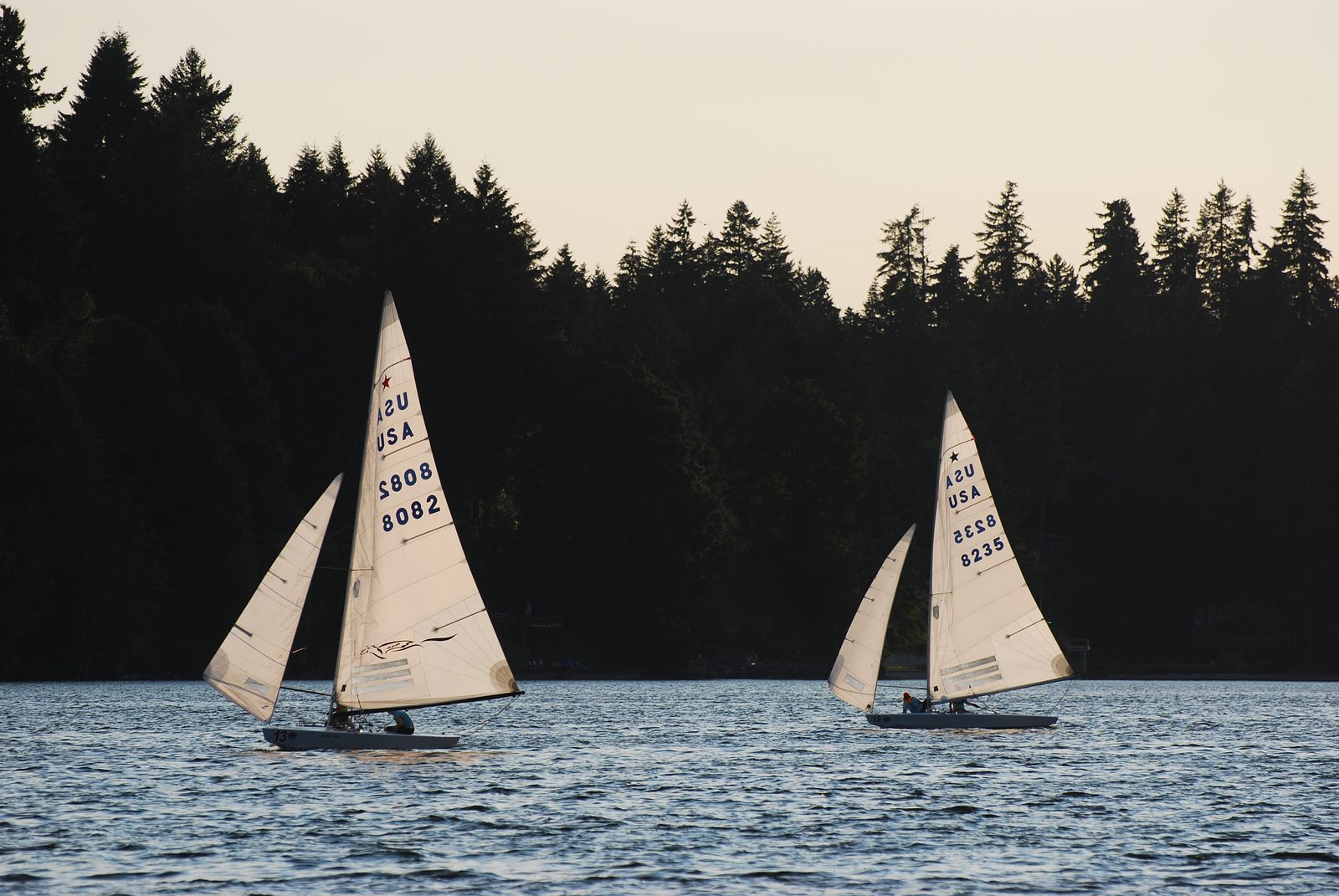 More downwind.